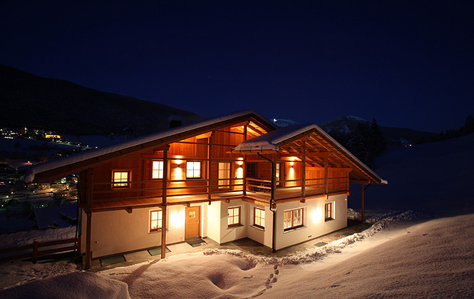 Haus im Winter